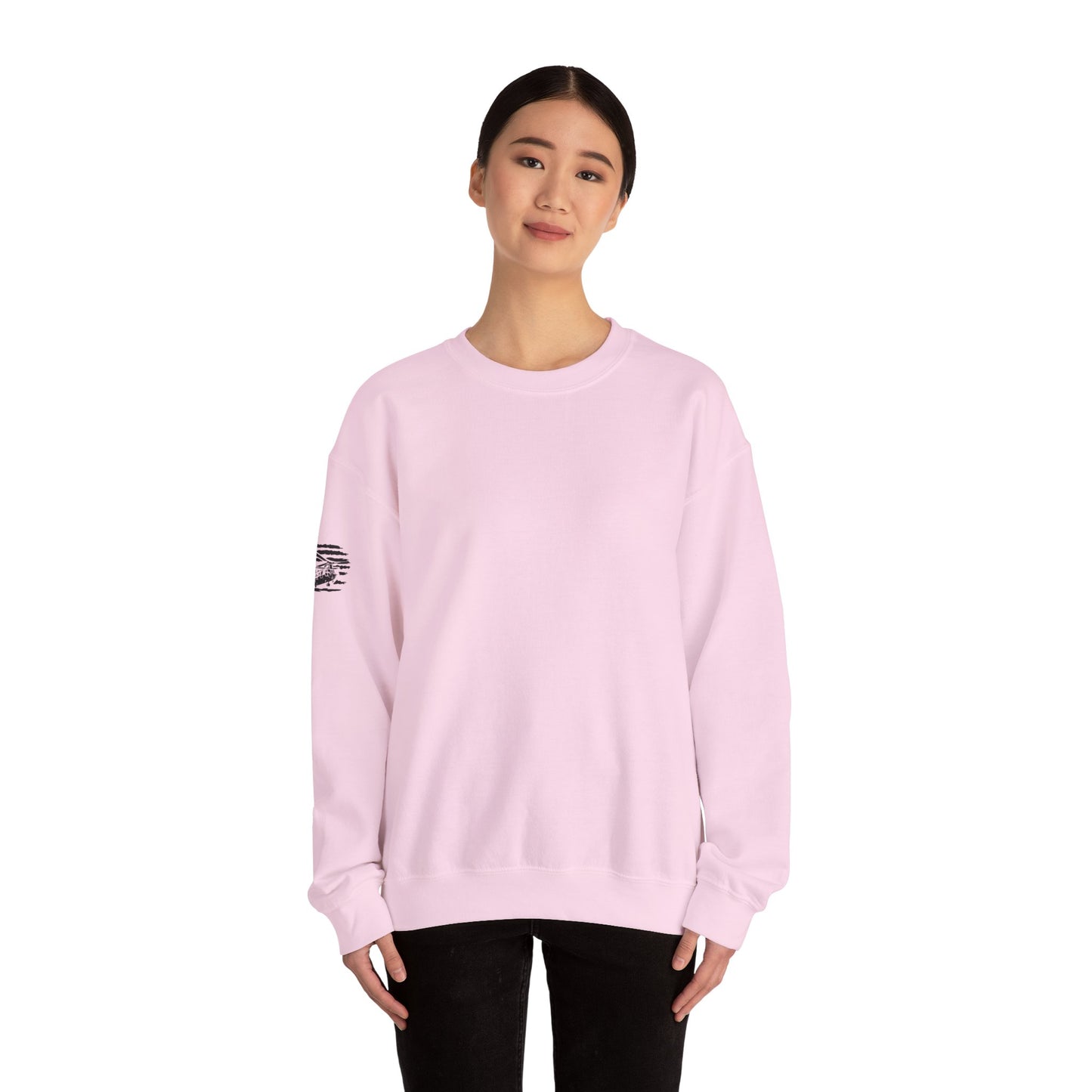 Chinook Helicopter American Flag Crewneck Sweatshirt – Chopper Design