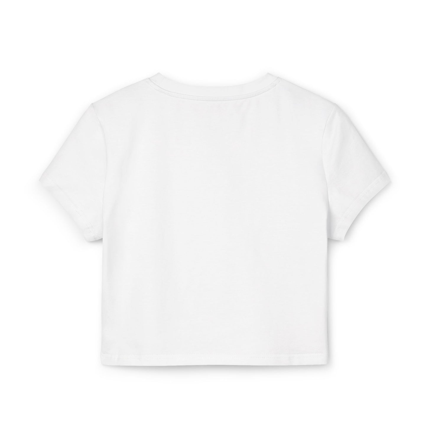 Women's Crop Tee — Distressed American Flag with Chinook Helicopter