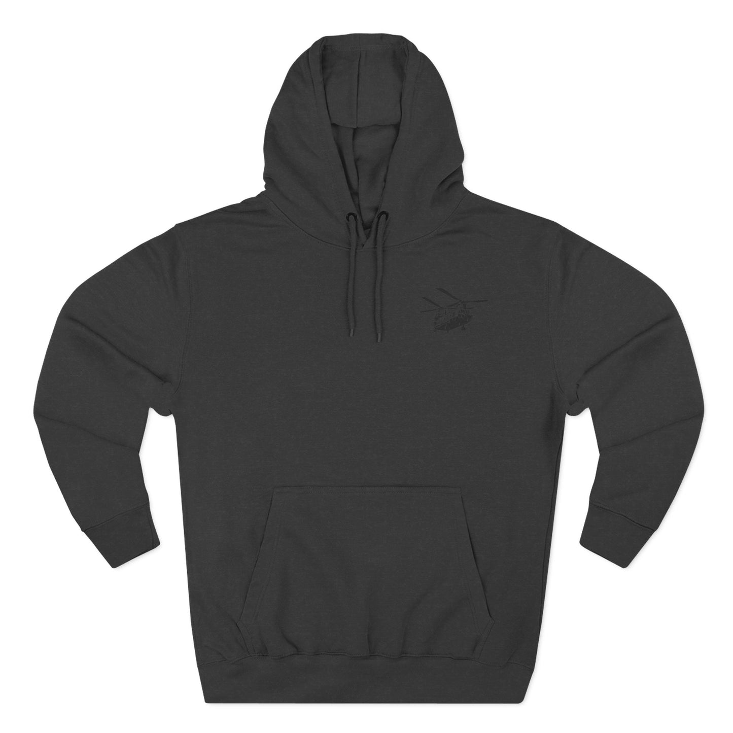 Military Helicopter Hoodie — Tactical CH-47 Chinook Flag Design