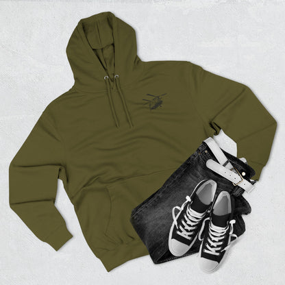 Military Helicopter Hoodie — Tactical CH-47 Chinook Flag Design