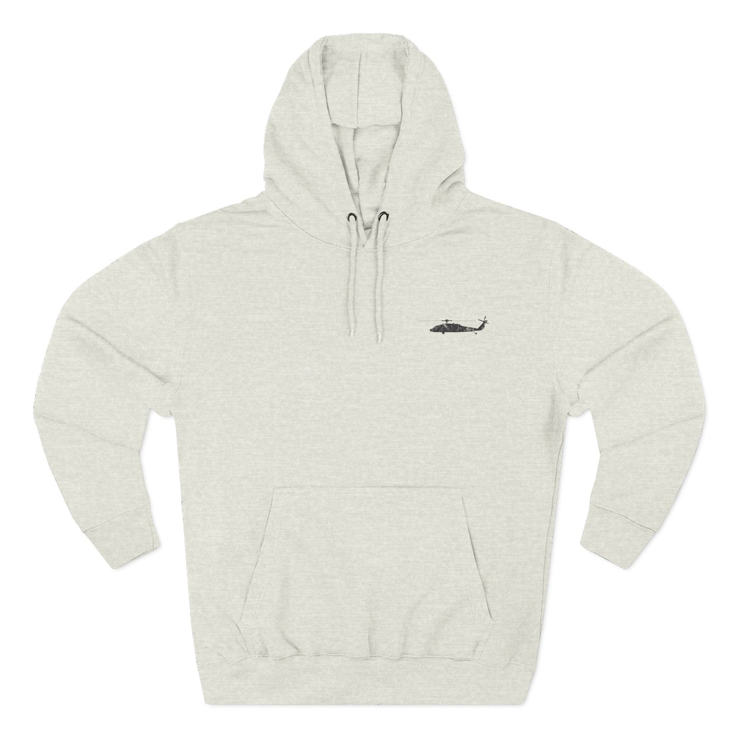 Helicopter Rescue Hoodie — Vintage American Flag Airlift Graphic