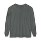Chinook Helicopter American Flag Long Sleeve Tee