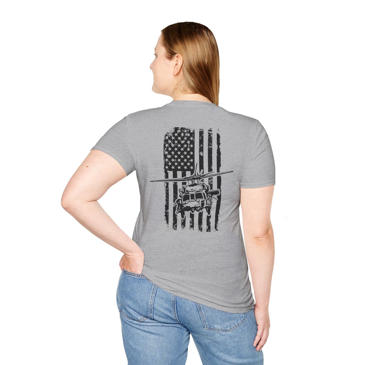 Classic White Blackhawk T-Shirt — Minimal Everyday Tee for Men & Women