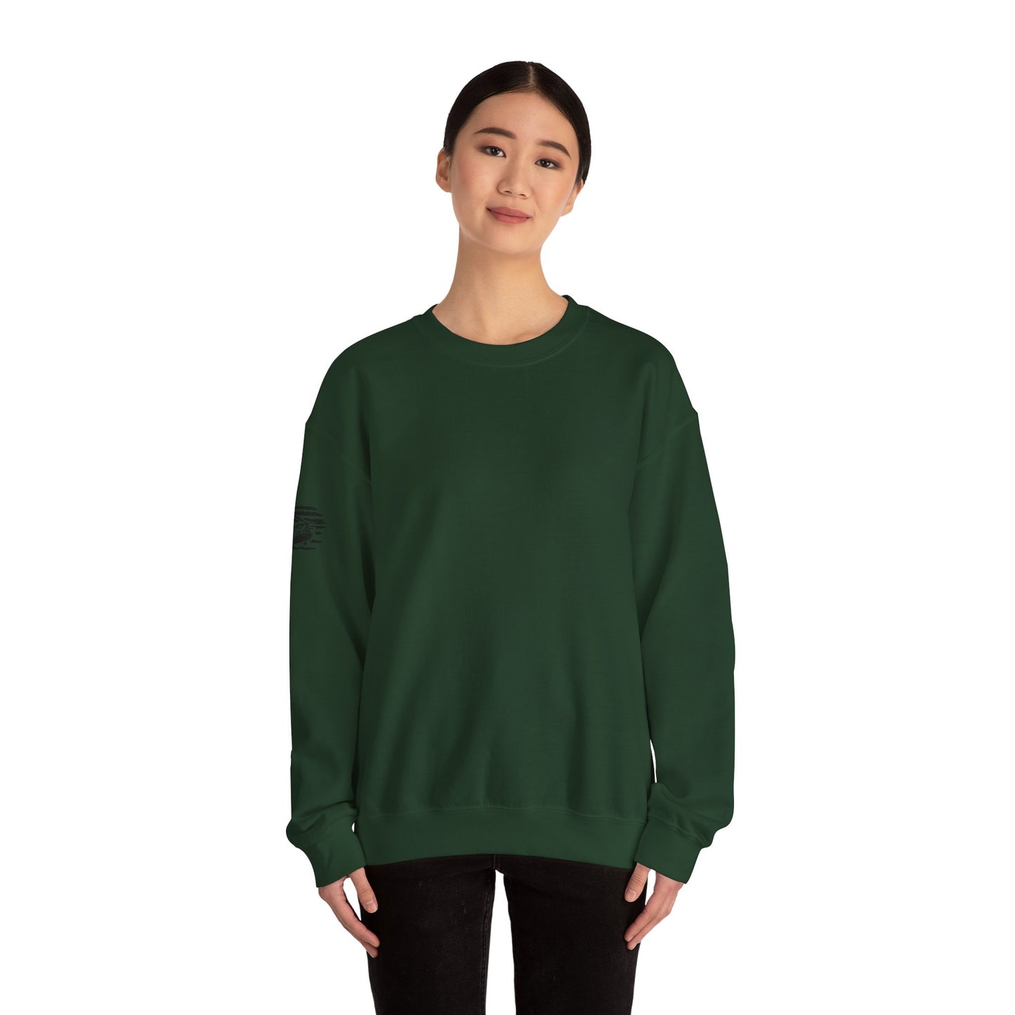 Chinook Helicopter American Flag Crewneck Sweatshirt – Chopper Design