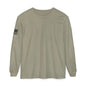 Chinook Helicopter American Flag Long Sleeve Tee