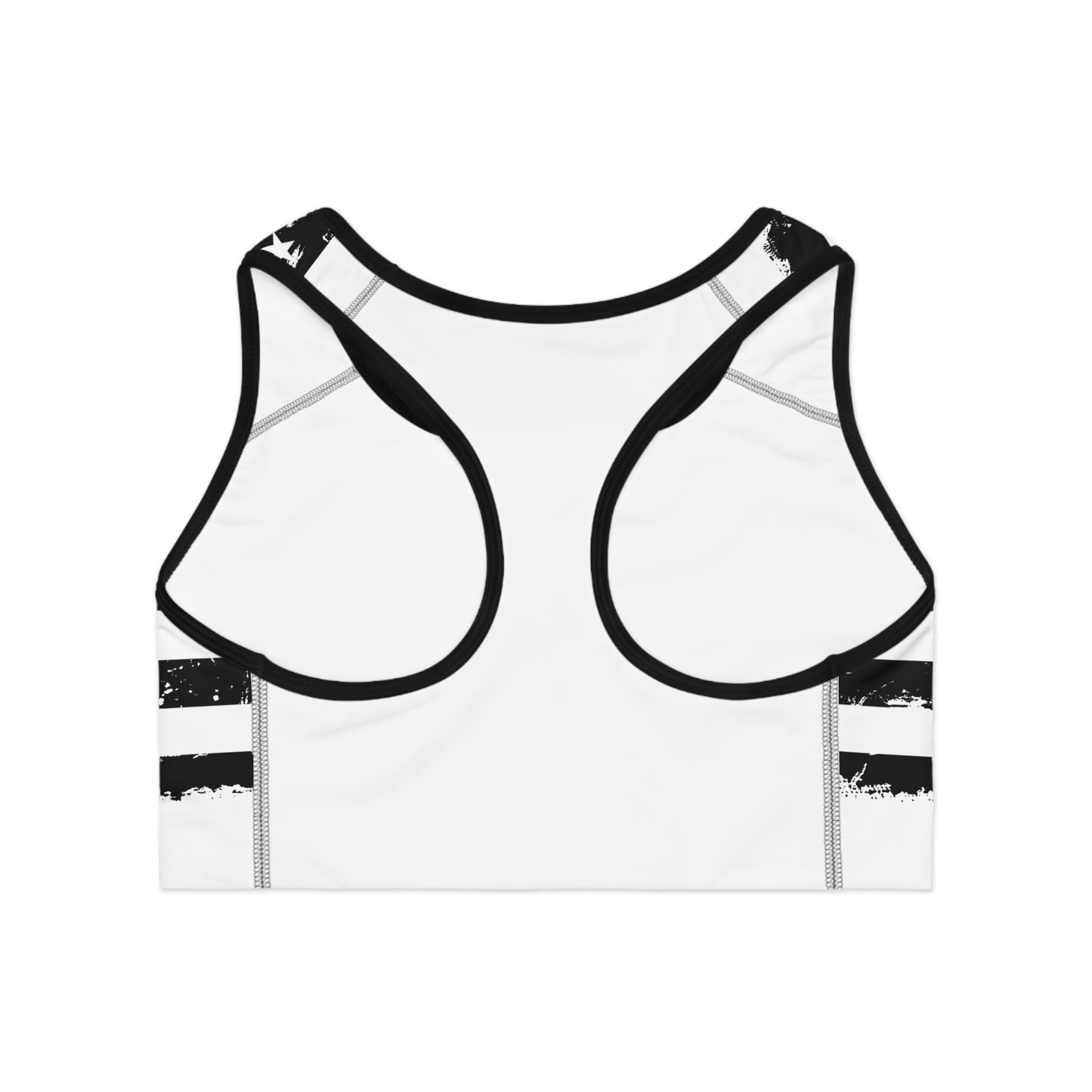 Helicopter American Flag Sports Bra — Vintage Military Aviation Activewear