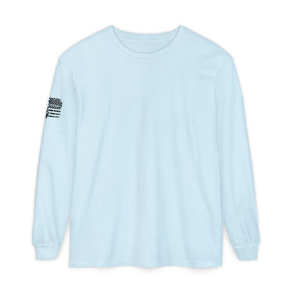 Blackhawk Helicopter Flag Long Sleeve Tee