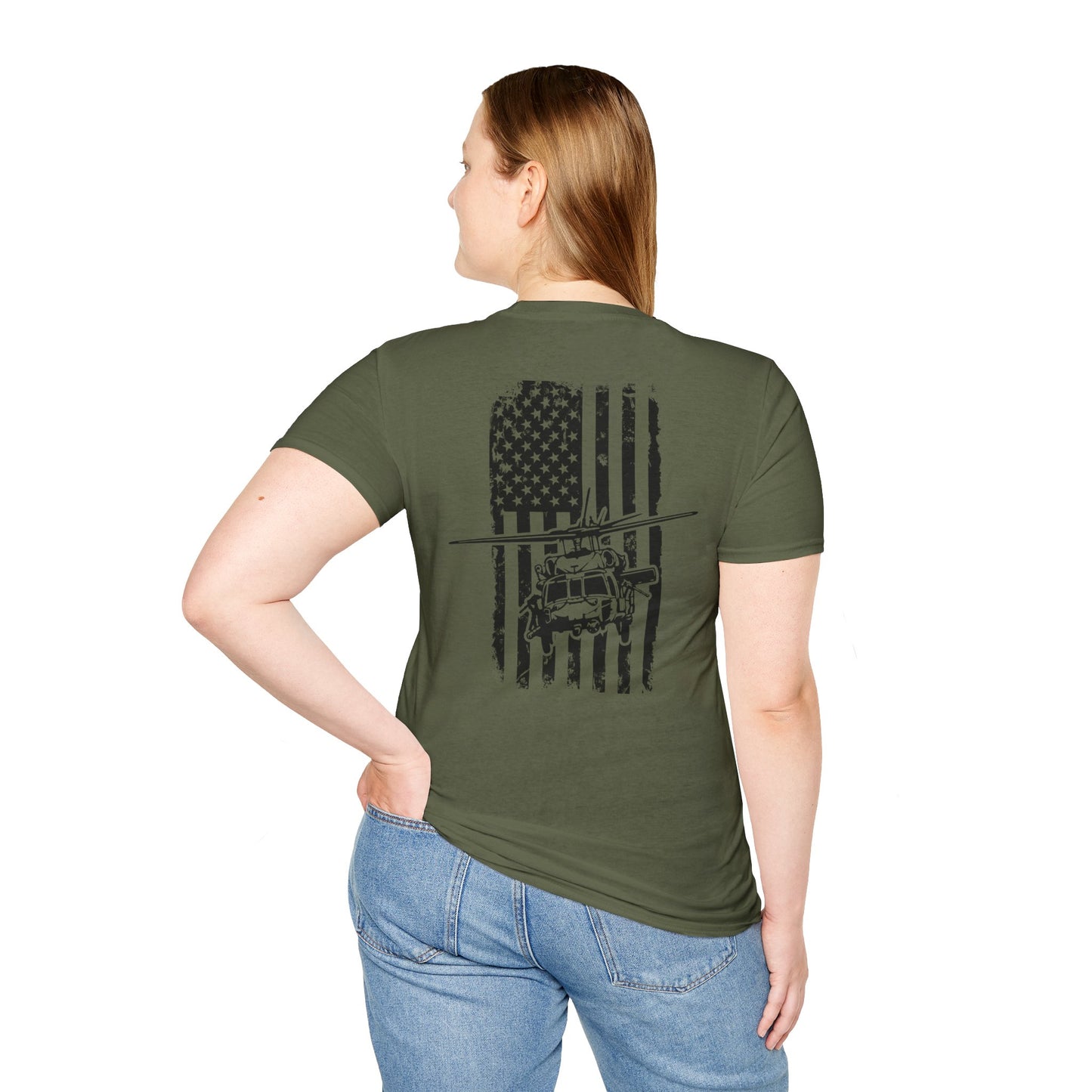Classic White Blackhawk T-Shirt — Minimal Everyday Tee for Men & Women