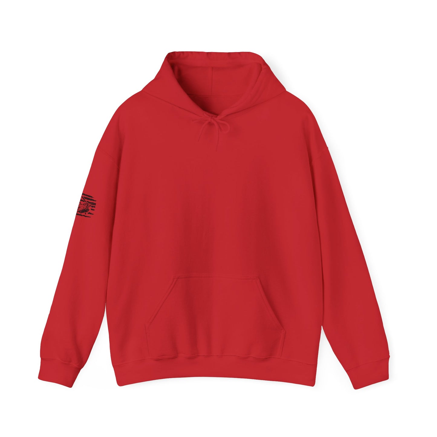 American Flag Chinook Helicopter Hoodie — Distressed USA Military Aviation Sweatshirt