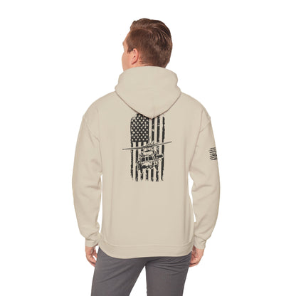 Blackhawk Helicopter Flag Unisex Heavy Blend™ Hooded Sweatshirt