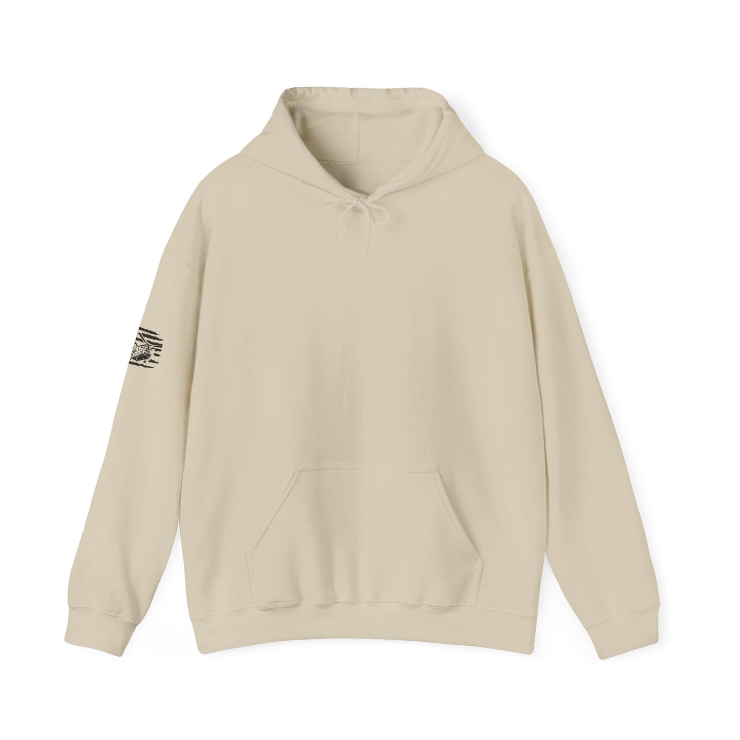 American Flag Chinook Helicopter Hoodie — Distressed USA Military Aviation Sweatshirt