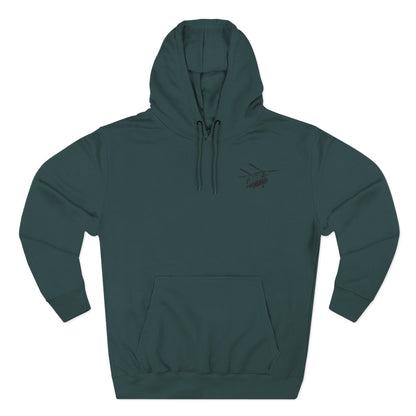 Military Helicopter Hoodie — Tactical CH-47 Chinook Flag Design