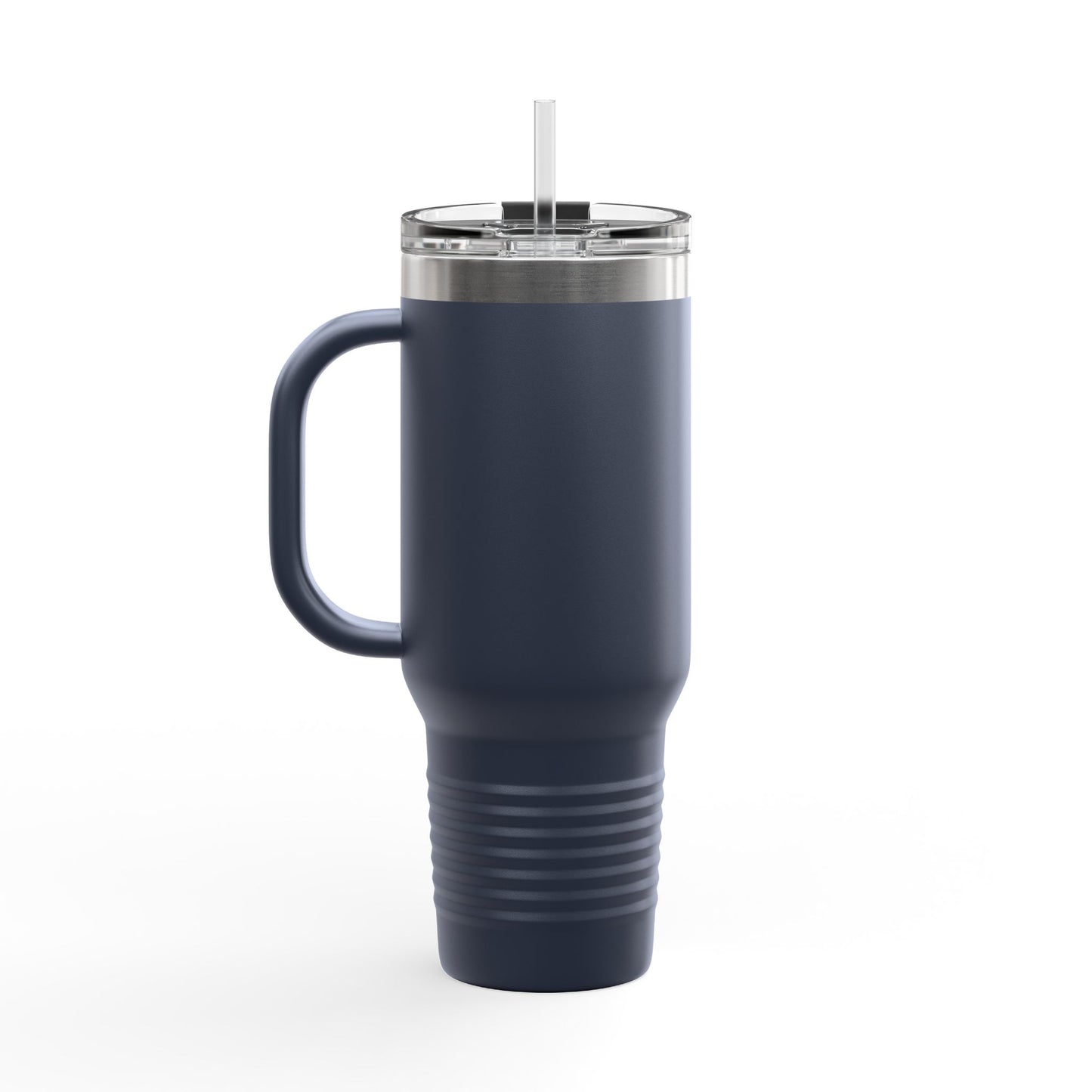 40oz Insulated Travel Mug — American Flag with Chinook Helicopter Graphic