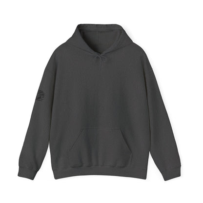 American Flag Chinook Helicopter Hoodie — Distressed USA Military Aviation Sweatshirt