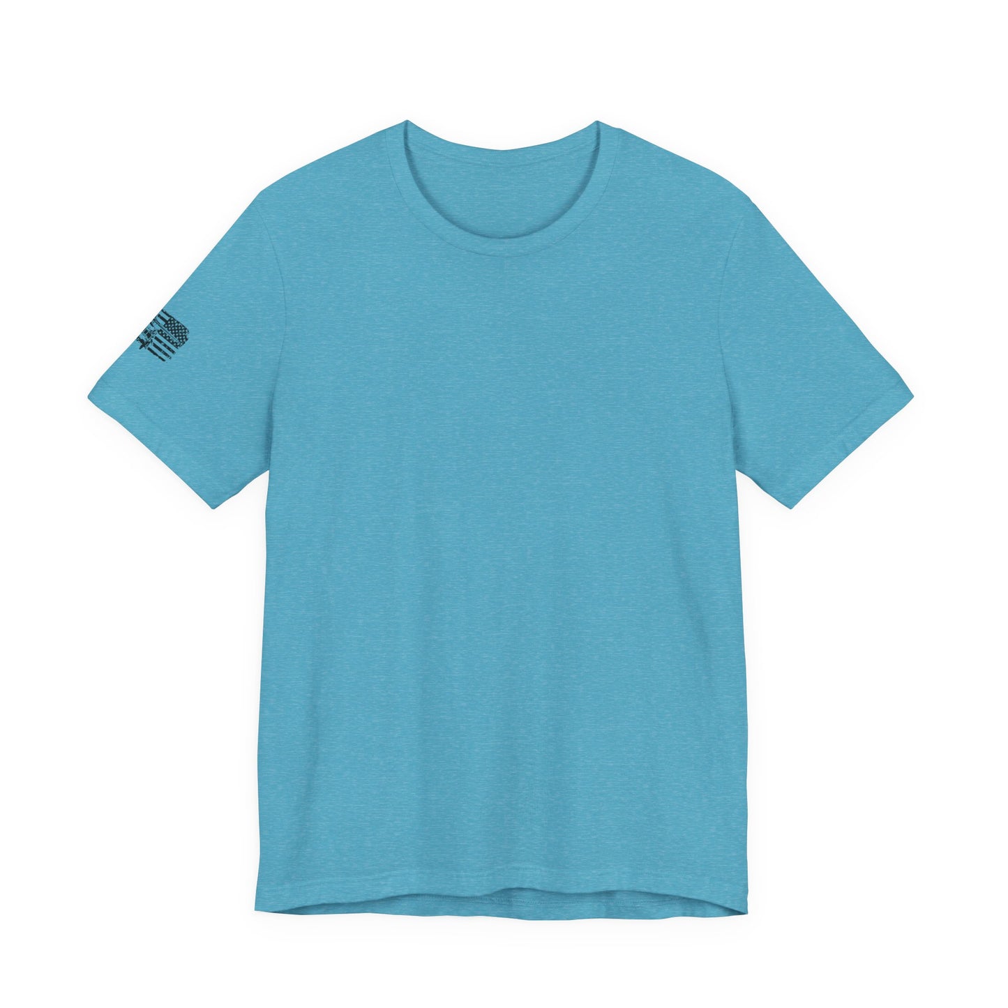 Blackhawk Helicopter American Flag Tee — Military Aviation Graphic T-Shirt