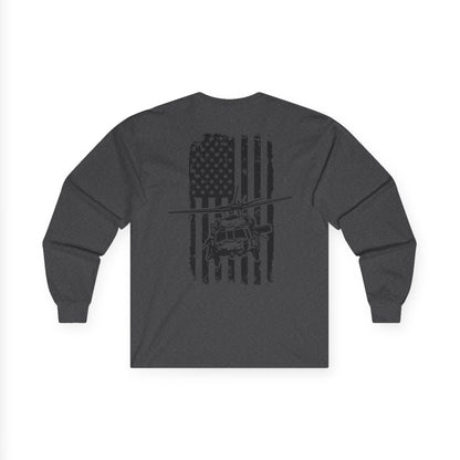 American Flag Blackhawk Long Sleeve Tee