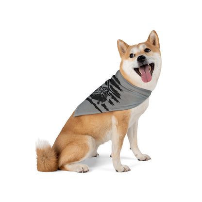 American Flag Chinook Helicopter Pet Bandana — Patriotic Dog & Cat Accessory