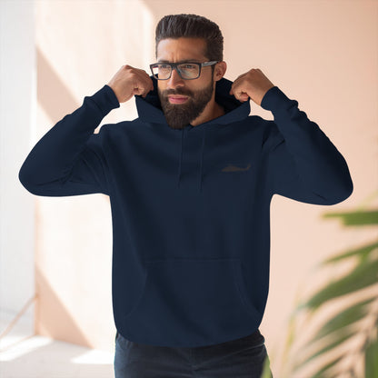 Helicopter Rescue Hoodie — Vintage American Flag Airlift Graphic