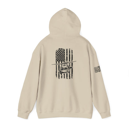 Blackhawk Helicopter Flag Unisex Heavy Blend™ Hooded Sweatshirt