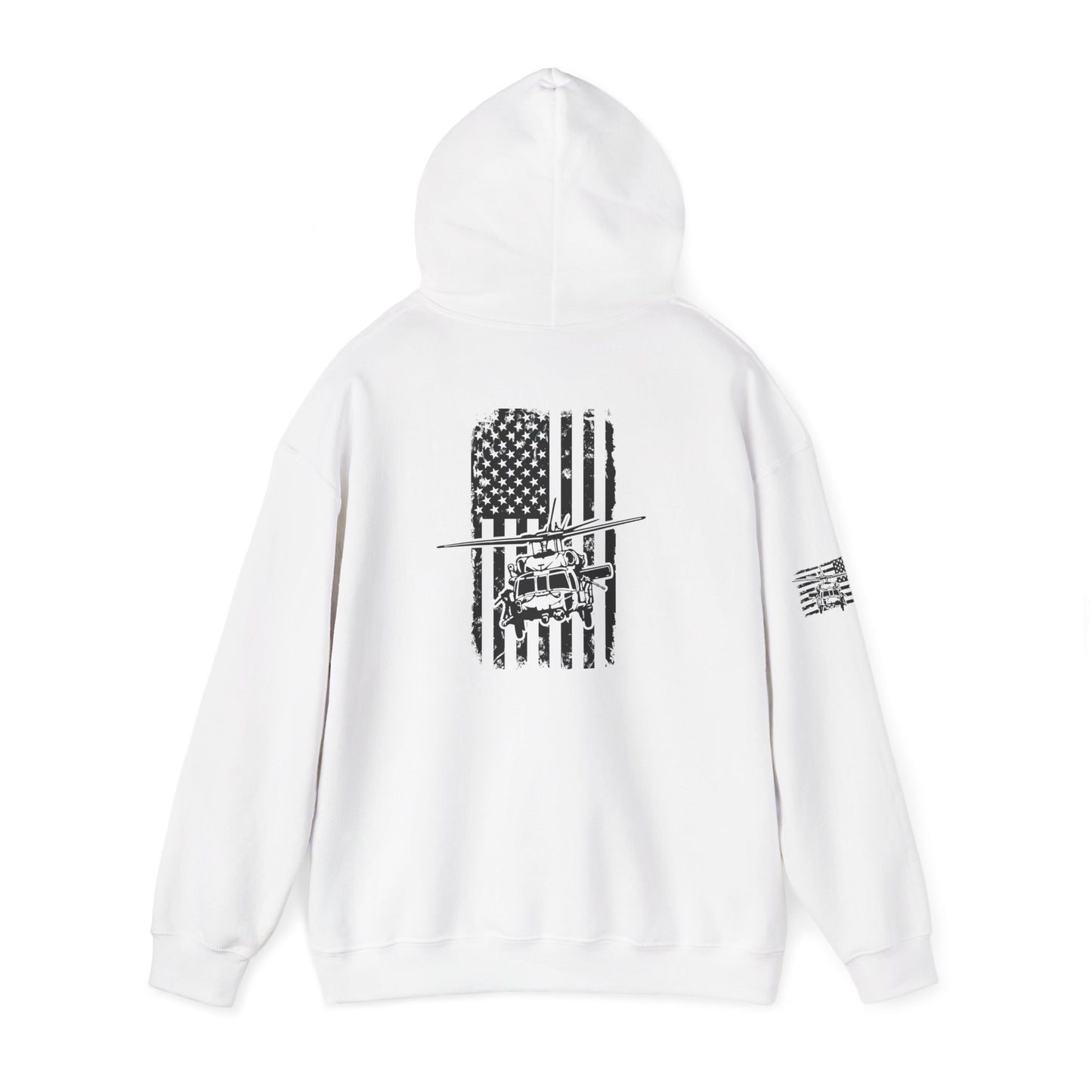 Blackhawk Helicopter Flag Unisex Heavy Blend™ Hooded Sweatshirt