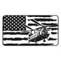 Chinook Helicopter American Flag Desk Mat — Military Aviation Mouse Pad