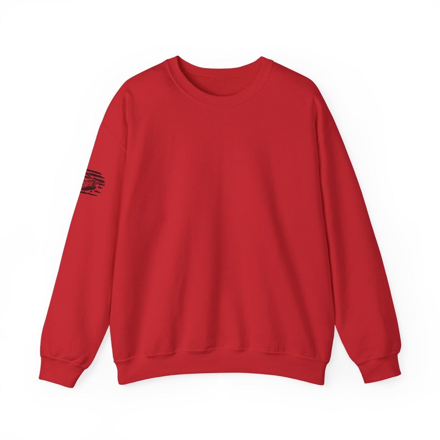 Chinook Helicopter American Flag Crewneck Sweatshirt – Chopper Design