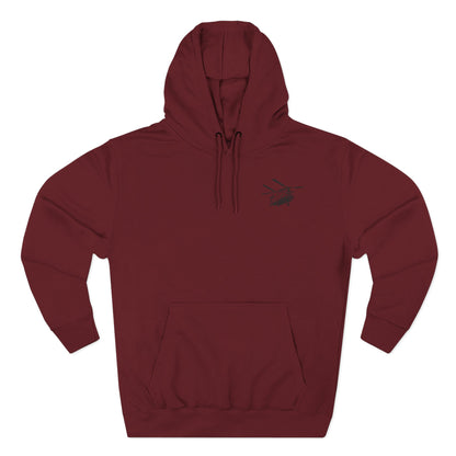 Military Helicopter Hoodie — Tactical CH-47 Chinook Flag Design