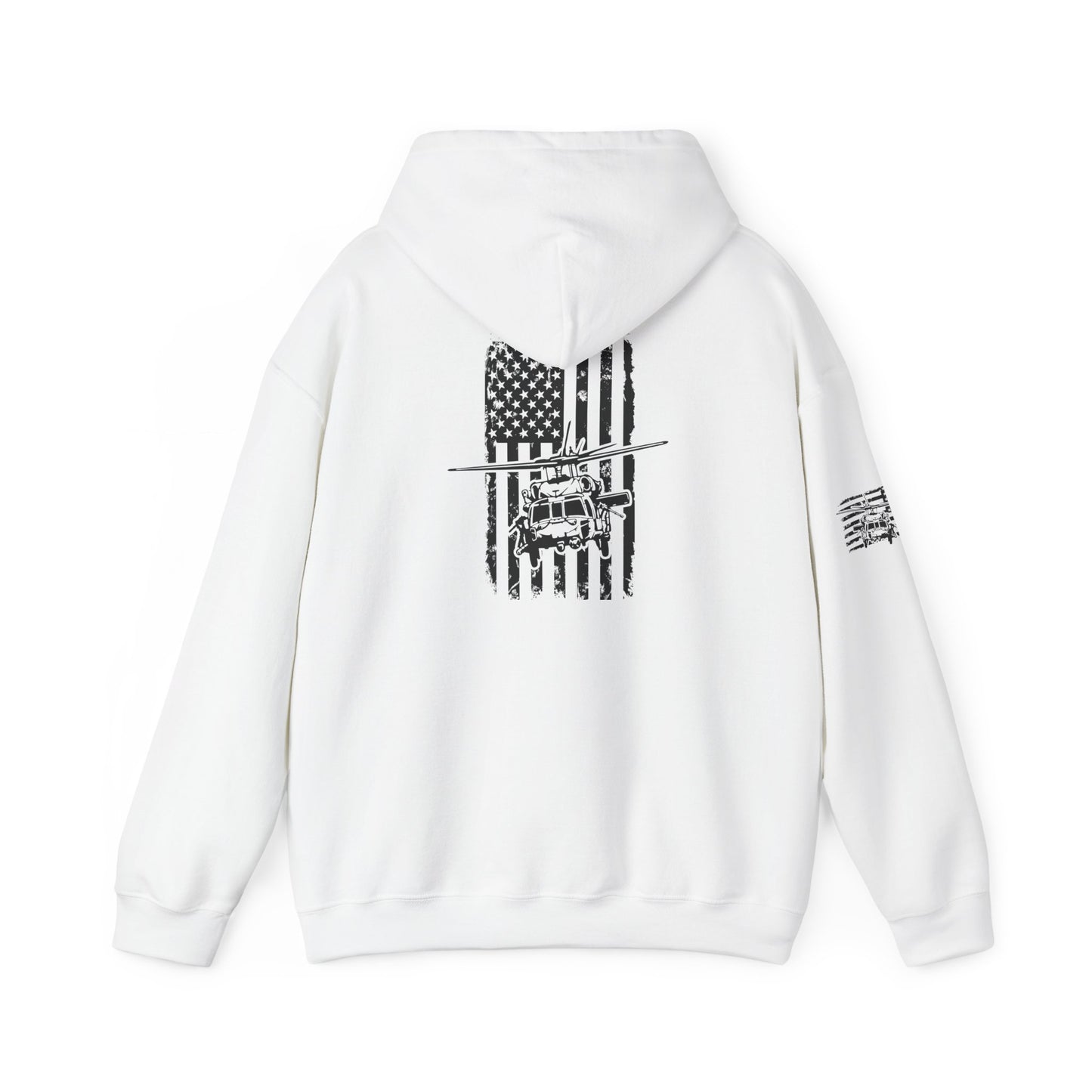 Blackhawk Helicopter Flag Unisex Heavy Blend™ Hooded Sweatshirt