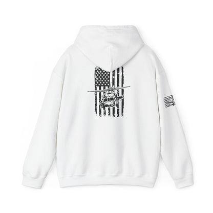 Blackhawk Helicopter Flag Unisex Heavy Blend™ Hooded Sweatshirt