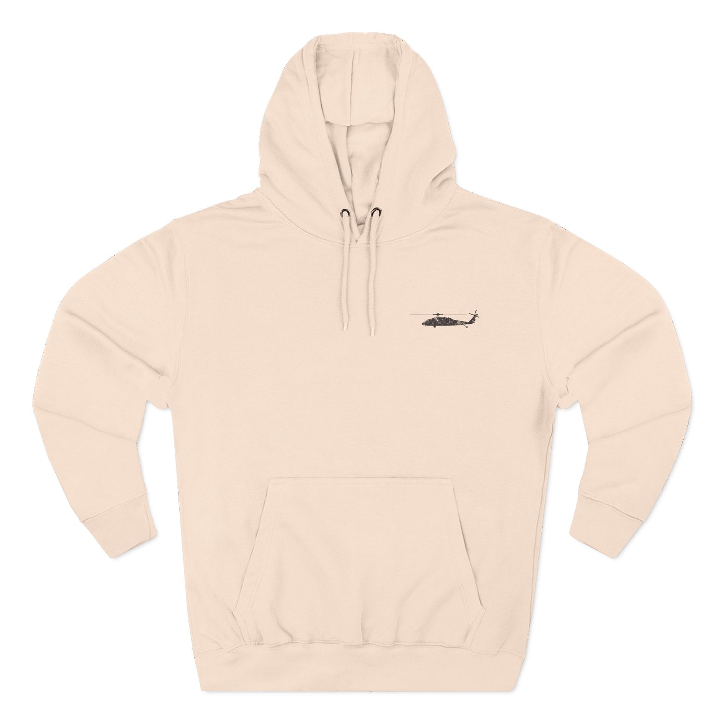 Helicopter Rescue Hoodie — Vintage American Flag Airlift Graphic