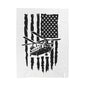 Military Chinook Helicopter American Flag Velveteen Plush Blanket