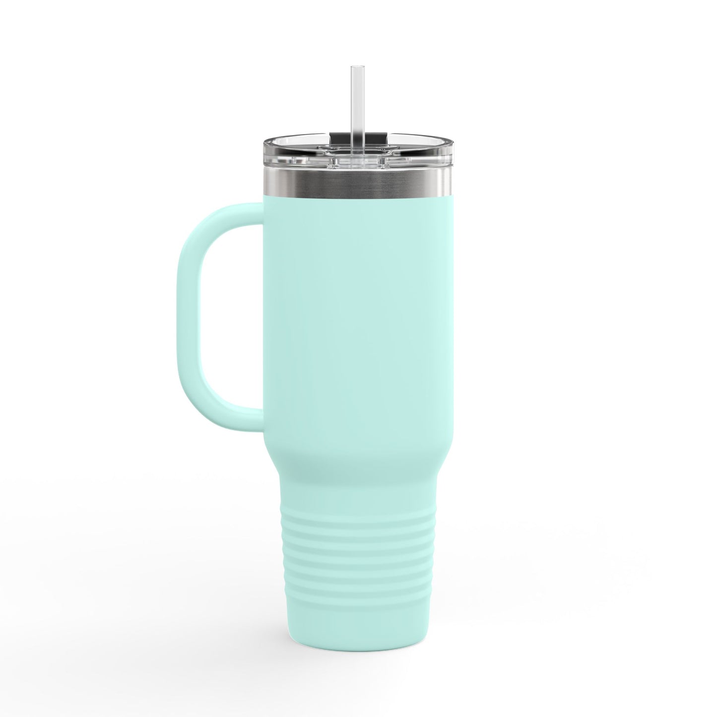40oz Insulated Travel Mug — American Flag with Chinook Helicopter Graphic