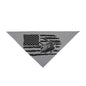 American Flag Chinook Helicopter Pet Bandana — Patriotic Dog & Cat Accessory