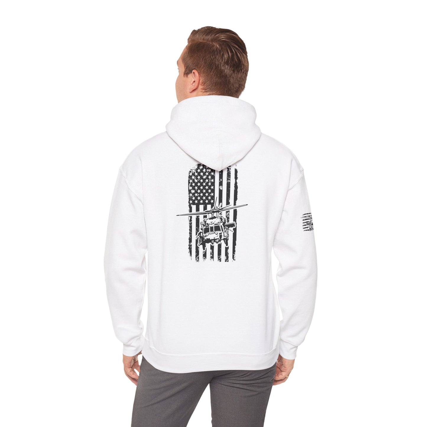 Blackhawk Helicopter Flag Unisex Heavy Blend™ Hooded Sweatshirt