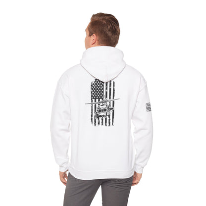 Blackhawk Helicopter Flag Unisex Heavy Blend™ Hooded Sweatshirt