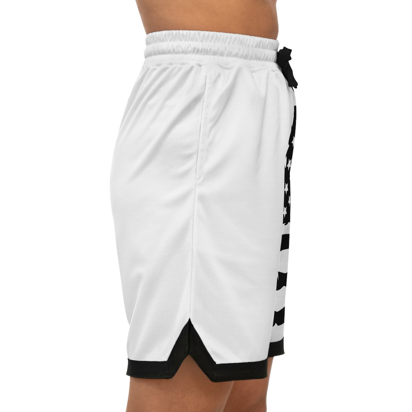 Patriotic Chinook Military Helicopter Basketball Shorts