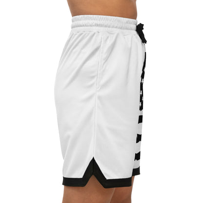 Patriotic Chinook Military Helicopter Basketball Shorts