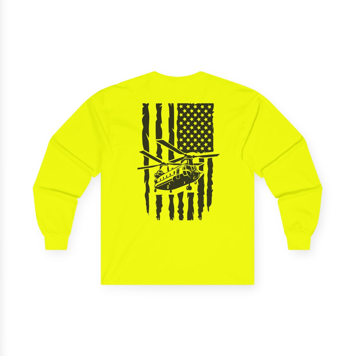 American Flag Chinook Long Sleeve Tee
