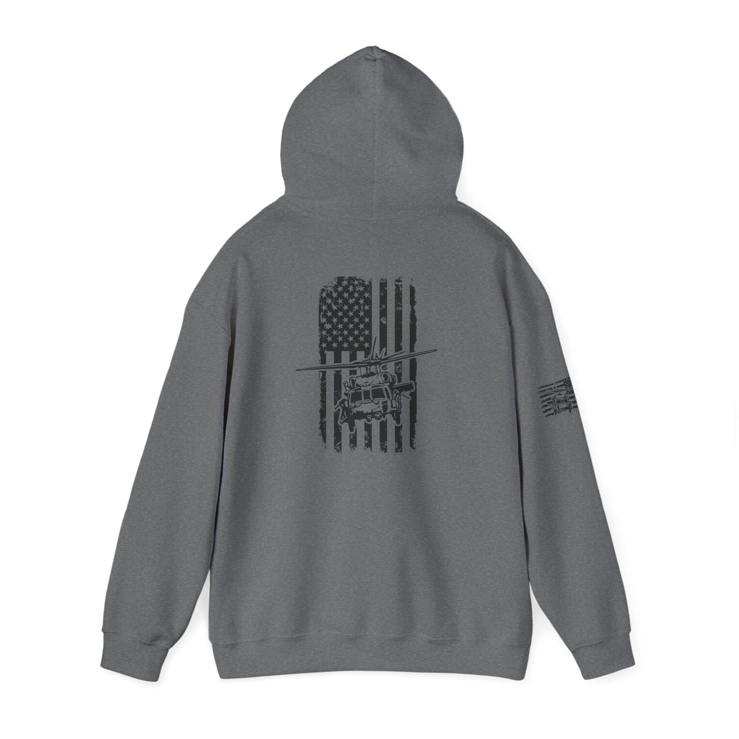 Blackhawk Helicopter Flag Unisex Heavy Blend™ Hooded Sweatshirt