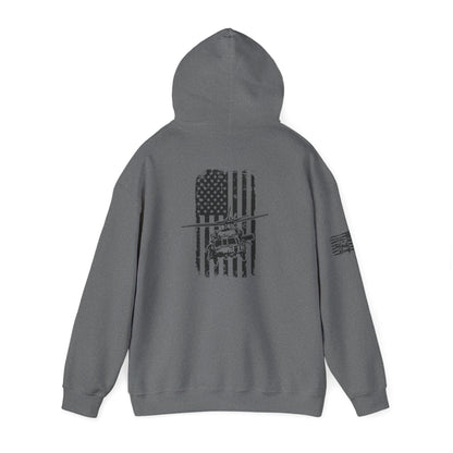 Blackhawk Helicopter Flag Unisex Heavy Blend™ Hooded Sweatshirt