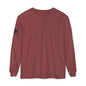 Chinook Helicopter American Flag Long Sleeve Tee