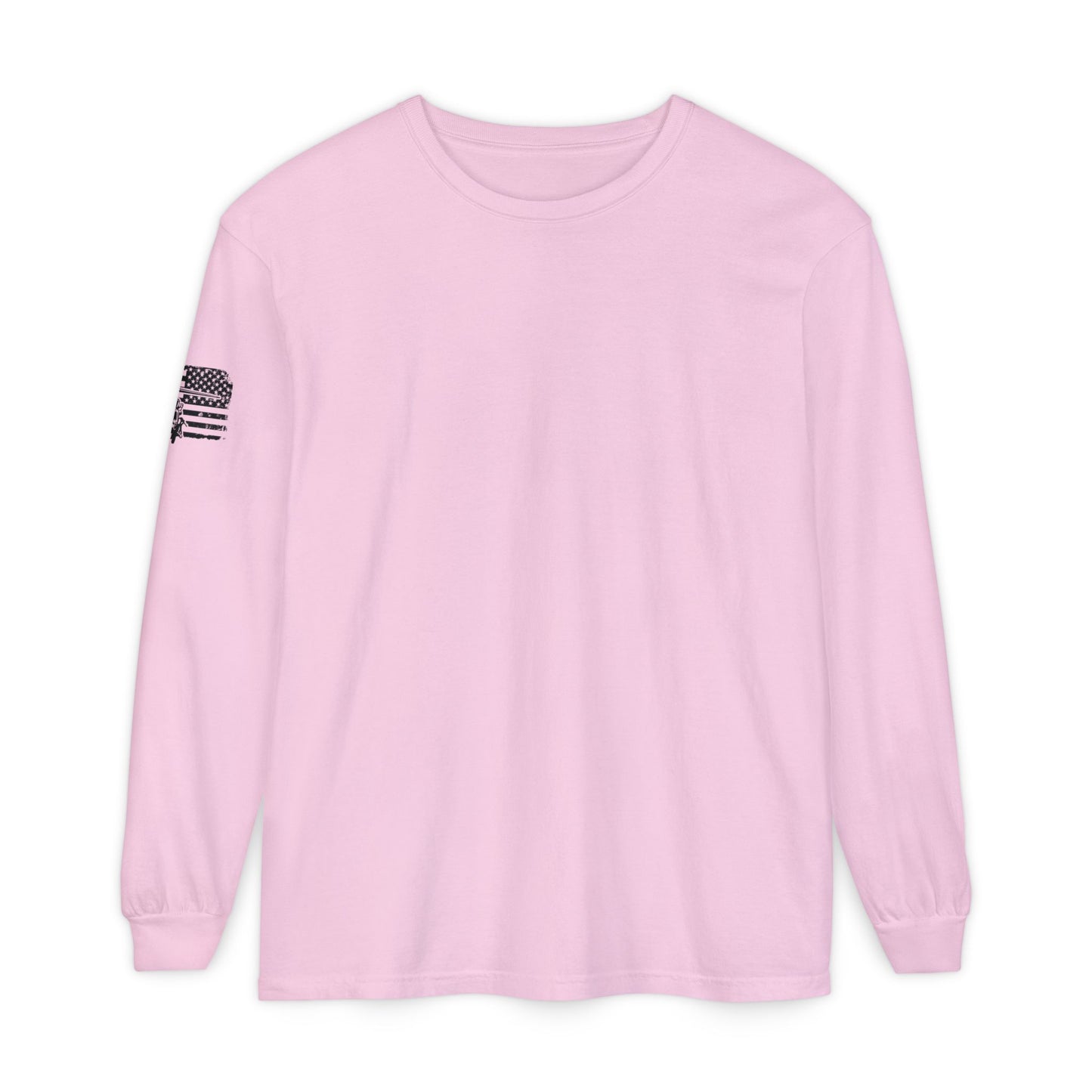 Blackhawk Helicopter Flag Long Sleeve Tee
