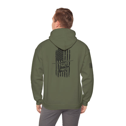 Blackhawk Helicopter Flag Unisex Heavy Blend™ Hooded Sweatshirt