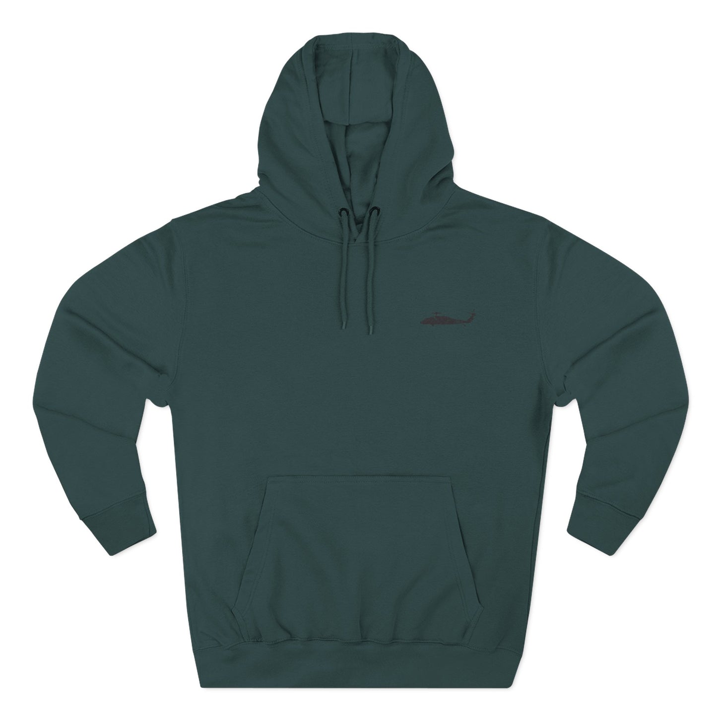 Helicopter Rescue Hoodie — Vintage American Flag Airlift Graphic