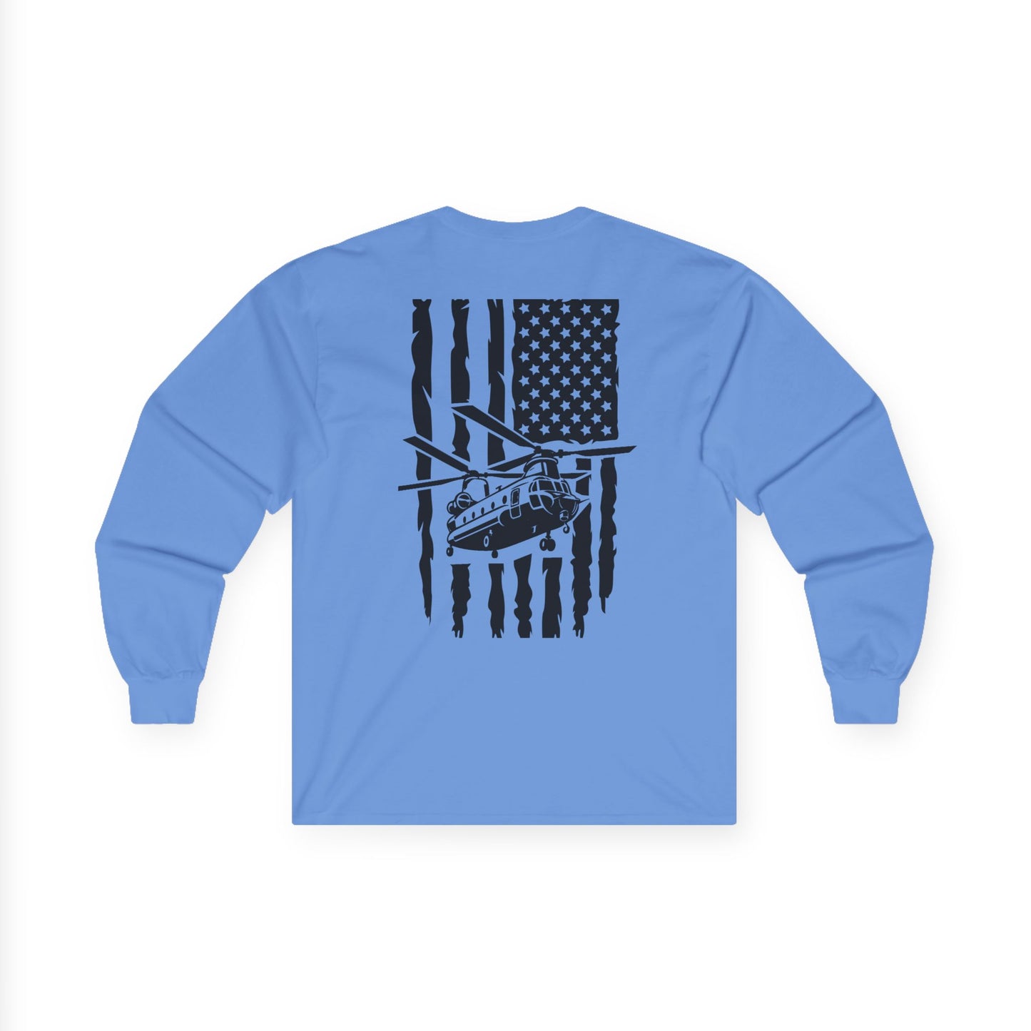 American Flag Chinook Long Sleeve Tee