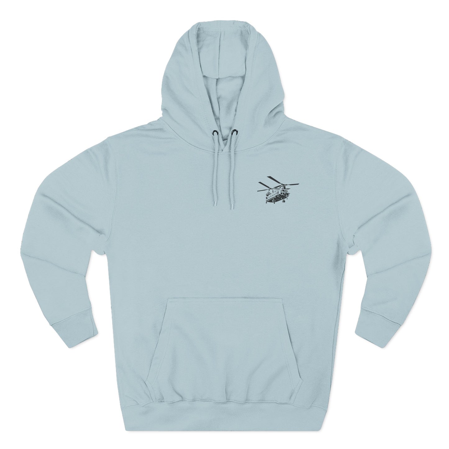 Military Helicopter Hoodie — Tactical CH-47 Chinook Flag Design