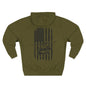 Helicopter Rescue Hoodie — Vintage American Flag Airlift Graphic