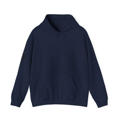 American Flag Chinook Helicopter Hoodie — Distressed USA Military Aviation Sweatshirt