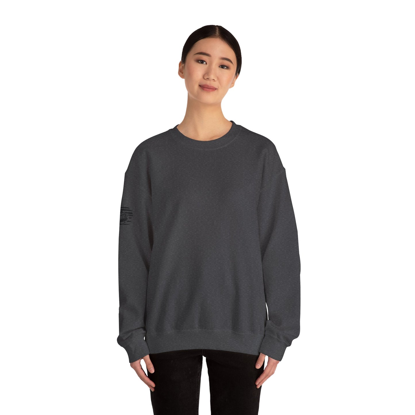 Chinook Helicopter American Flag Crewneck Sweatshirt – Chopper Design