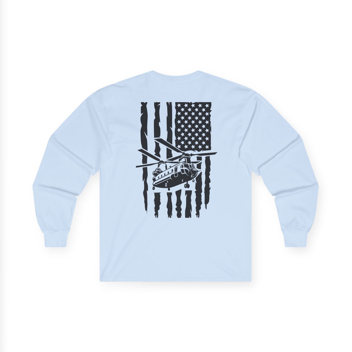 American Flag Chinook Long Sleeve Tee